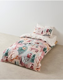 Linen House Kids - Folk Woodland Quilt Cover Set