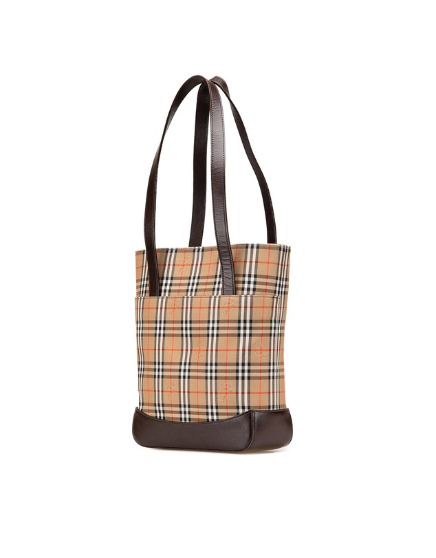 Pre-Loved by Azura Reborn - Pre-Loved Burberry Haymarket Check Canvas Tote