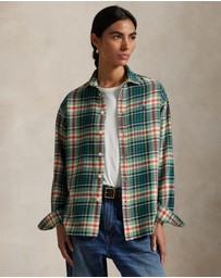 Polo Ralph Lauren - Relaxed Fit Plaid Cotton Twill Shirt - ICONIC EXCLUSIVE