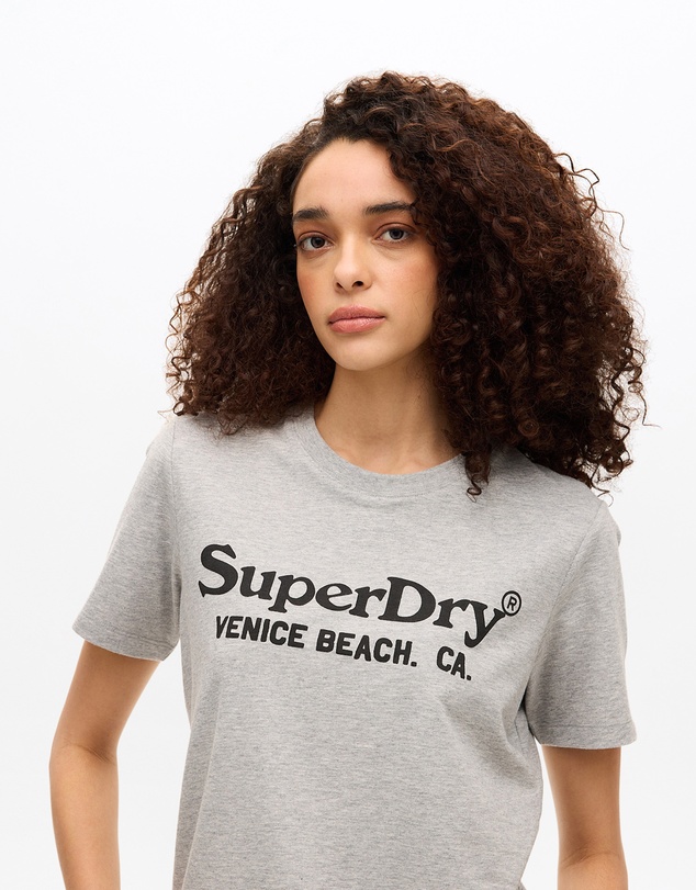 Superdry - Venue Metallic Graphic Tee