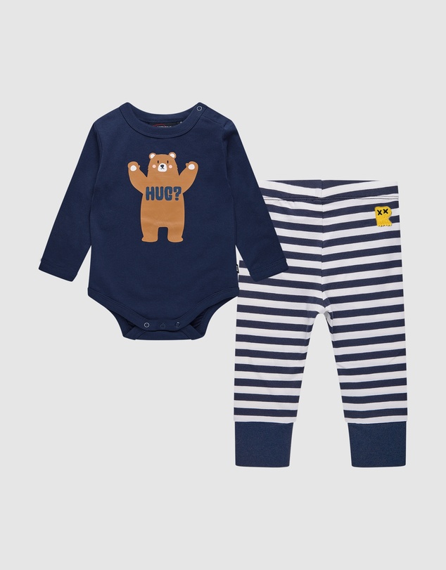 Rock Your Baby - Bear Hugs Bodysuit and Legging Set