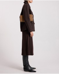 David Lawrence - Harriet Suede Leather Bag