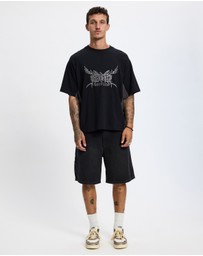 Worship - Trudge Box Fit Cropped Raglan Tee