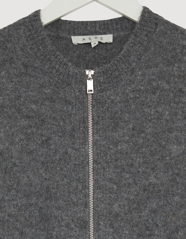 Revibe - Repaired AERE Maely Knit Bomber Cardigan - AU 10