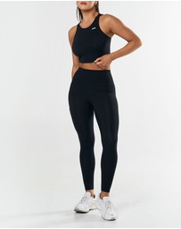 STAX. - Cropped Tank  NANDEX™ - Black 