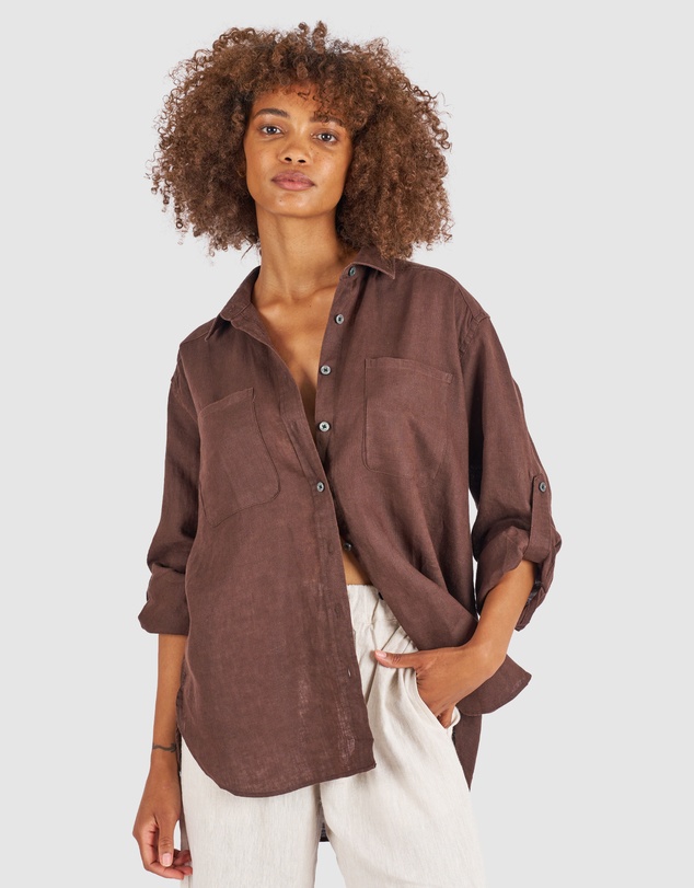 CAMIXA - Luna Oversize Linen Shirt