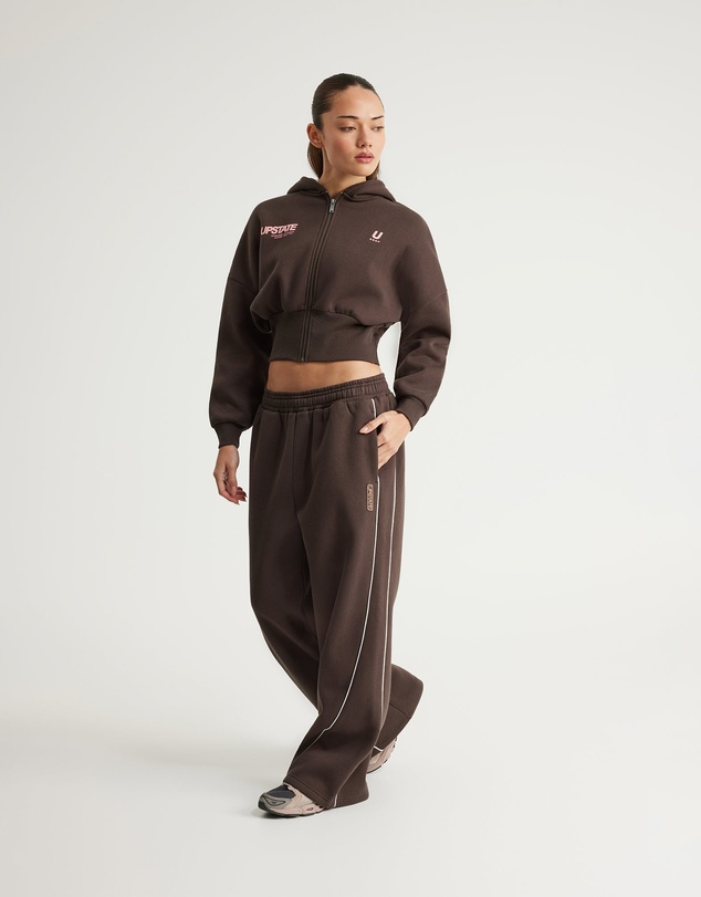 Upstate - Off-Duty Track Pant - Espresso
