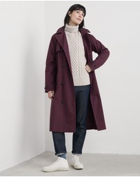 Seasalt - Seasalt Cornwall Purple Penweathers Trench Coat