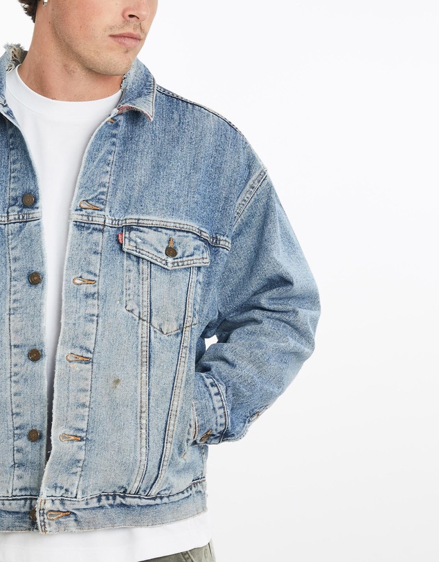 Vintage by The Real Deal - Pre Loved - Vintage Levi's Blanket Lined Denim Jacket