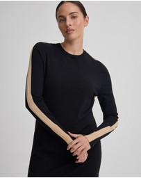 Oxford - Pipper Knitted Contrast Panel Dress