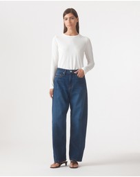 Outland Denim - Utah Mid Slouchy Wide Jean