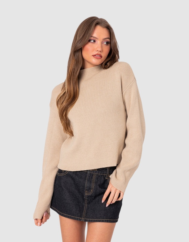 EDIKTED - Kimberly Mock Neck Sweater