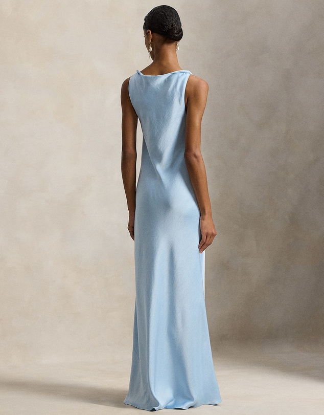 Polo Ralph Lauren - Twisted-Strap Satin Dress - The ICONIC Exclusive
