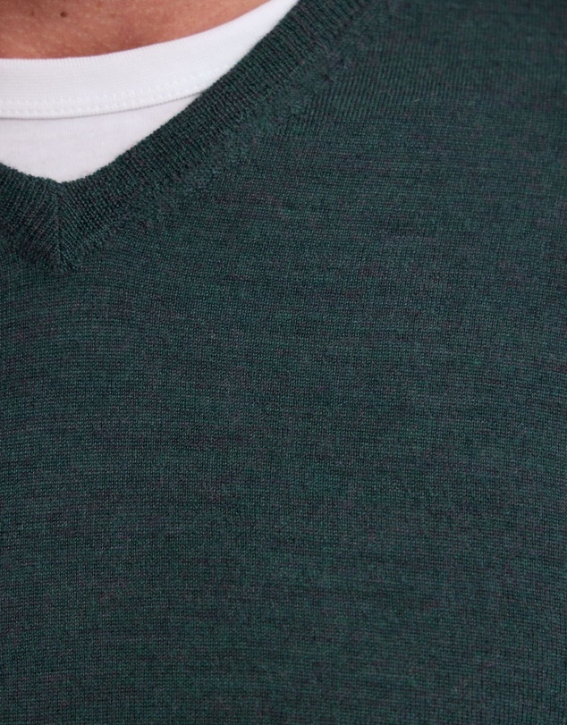 Oxford - Basic V-Neck Pure Wool Pullover