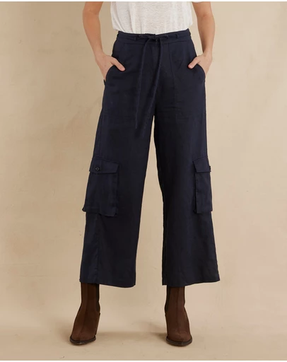 Amelius - Ciel Linen Cargo Pant