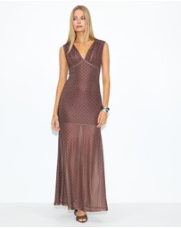 Dazie - Into You Mesh Maxi Dress