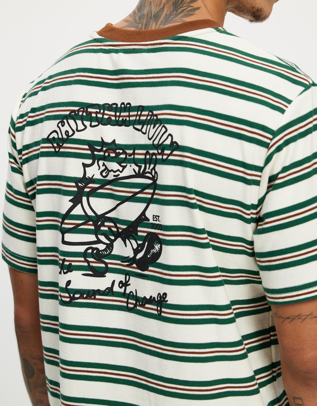 Rhythm - Peace Sun Vintage Stripe SS T-Shirt