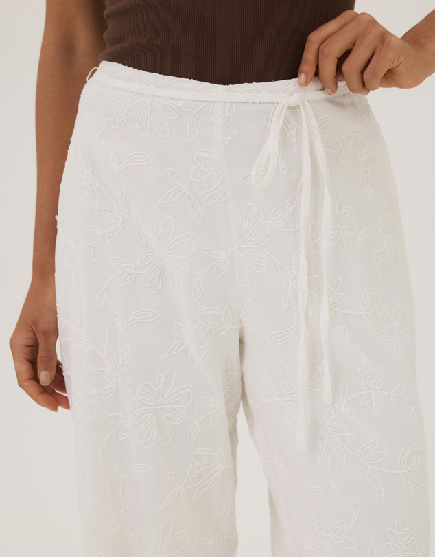Atmos&Here - Eliza Embroidered Pants