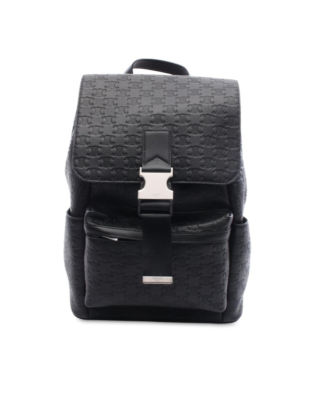 Pre-Loved by Azura Reborn - Pre-Loved Embossed Calfskin Triomphe Backpack