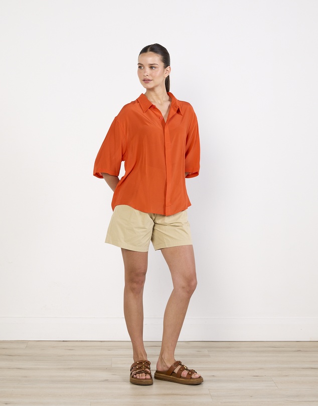Cirkular - Pre-Loved - Luuda Bright Orange Shirt