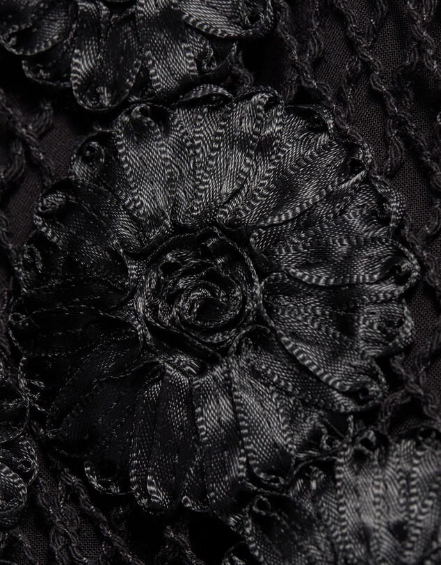 & Other Stories - Floral-Appliqué Mesh Midi Skirt