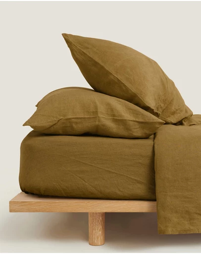 Carlotta + Gee - 100% Linen Fitted Sheet