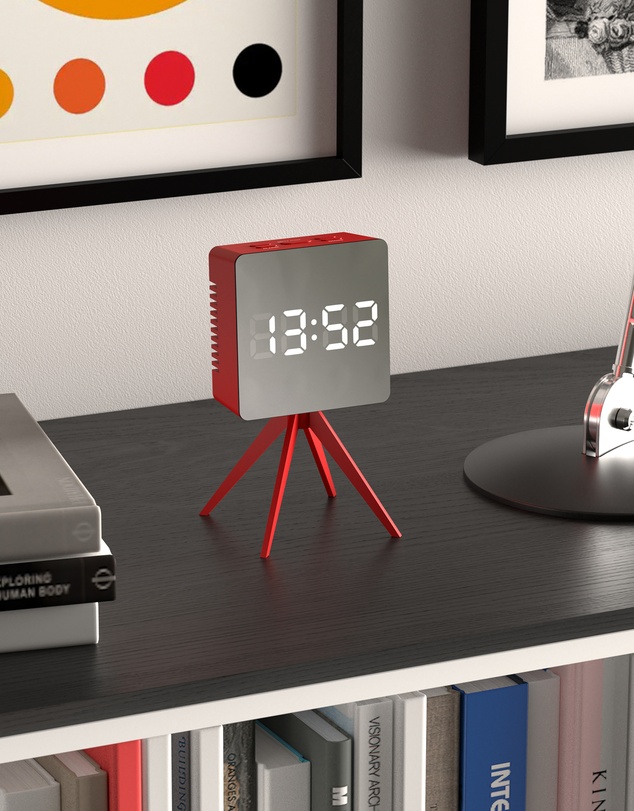 Newgate - Newgate Space Hotel Droid Led Alarm Clock Red
