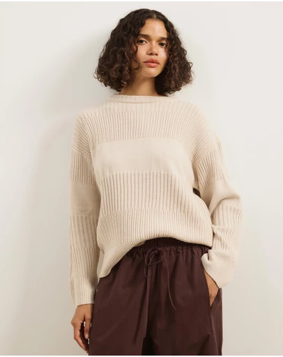 Atmos&Here - Irena Rib Knit Jumper