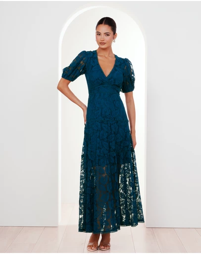 Pilgrim - Everett Puff Sleeve Maxi