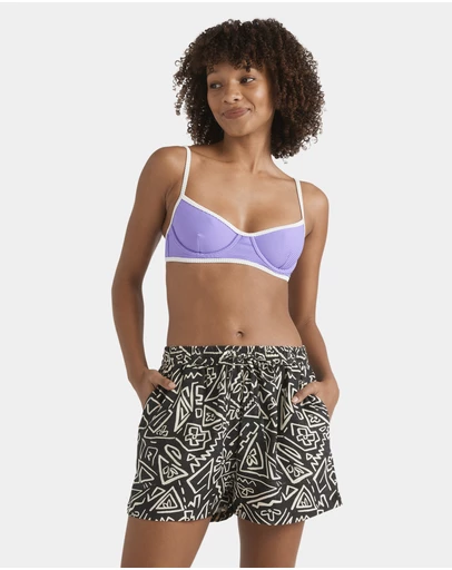 Billabong - Womens Sunflower Elastic Waist Shorts
