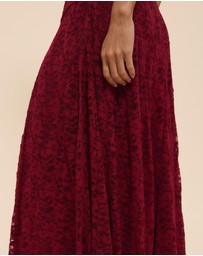 Revibe - Repaired CHANCERY Zara Lace Maxi Dress - AU 6