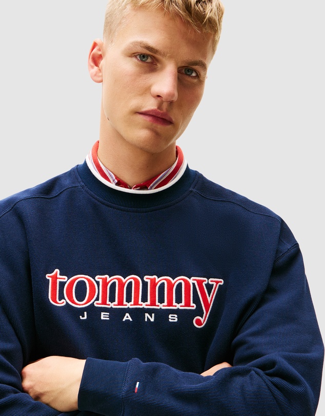 Tommy Jeans - 90s Texture Graphic Crew Sweatshirt