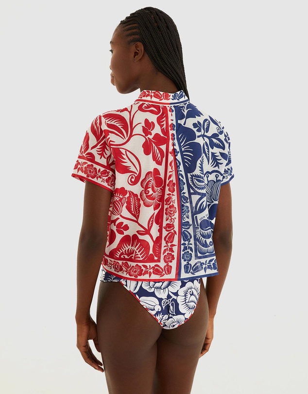 Farm Rio - Cashew And Birds Shirt