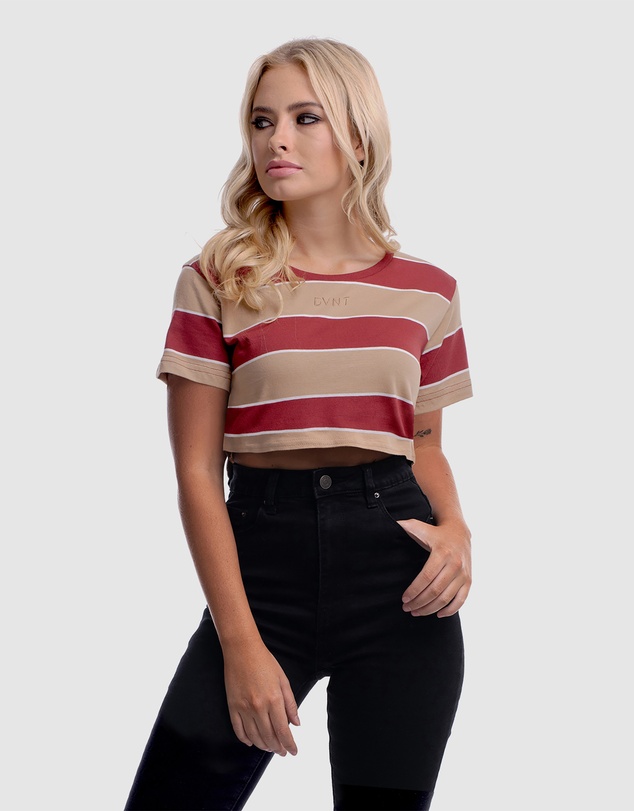 DVNT - Read Between Crop Top