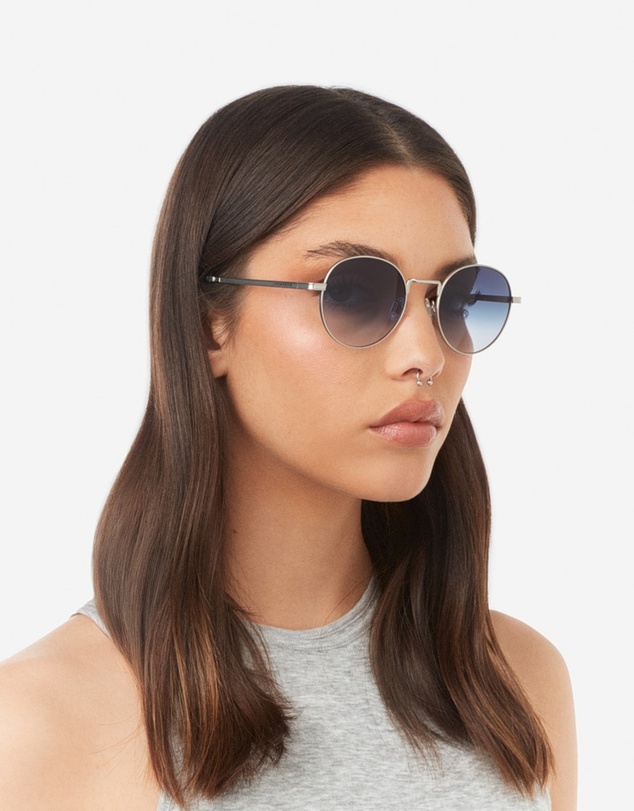 Hawkers Co - HAWKERS - Silver Blue MOMA Sunglasses for Men and Women UV400