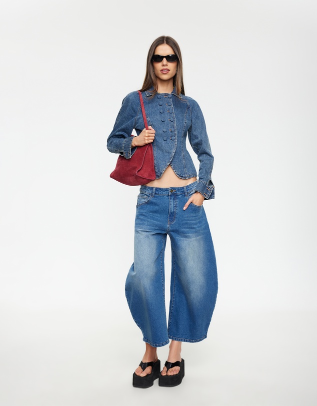 Lioness - Horseshoe Cropped Jeans