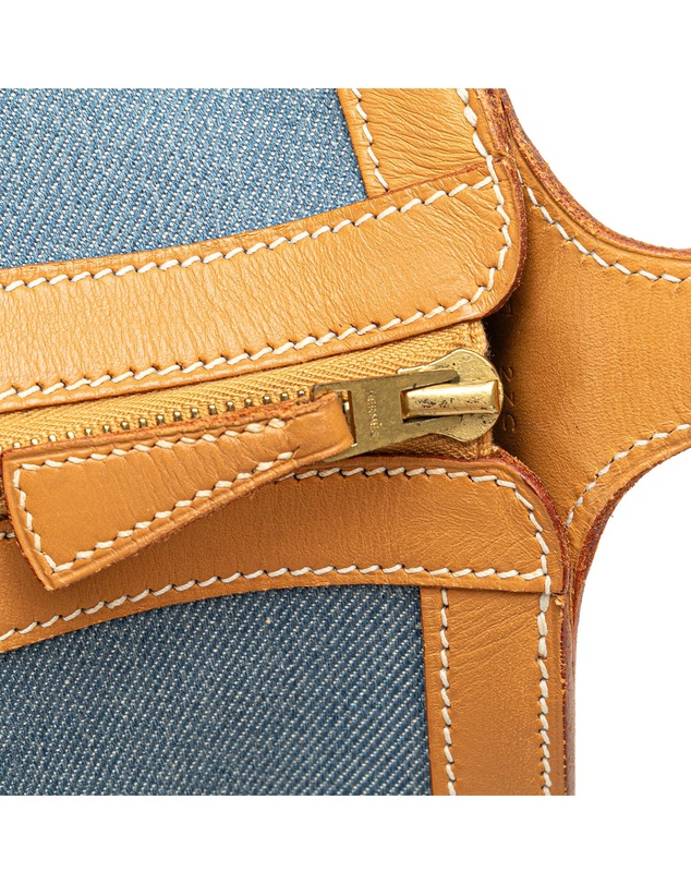 Pre-Loved by Azura Reborn - Pre-Loved Denim and Calfskin Sac Doremi 33