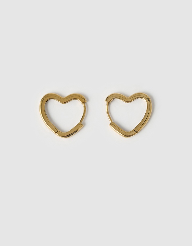 Arms Of Eve - Sweetheart Gold Earrings - Large