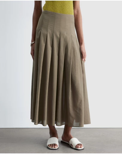 & Other Stories - Pleated Midi Skirt