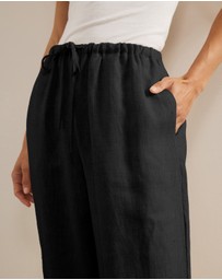 AERE - Marleigh Linen Relaxed Pants