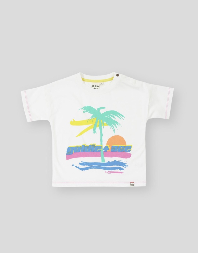 Goldie + Ace - Palm Sunset T-Shirt - Babies-Kids