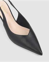 Verali - Lush Slingback Kitten Heels