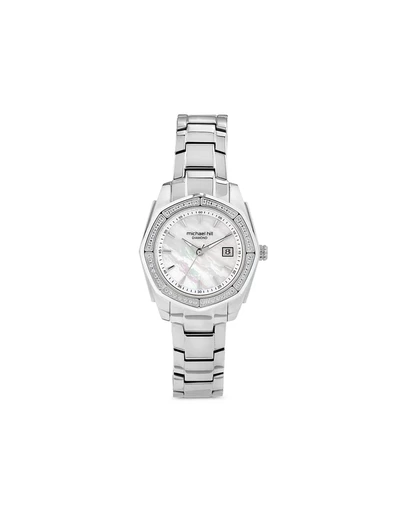 Michael Hill - Ladies Mother of Pearl Watch with 0.28 Carat TW of Diamonds in Stainless Steel