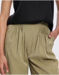 Mossée - Olivia Pleated Wide Leg Pants