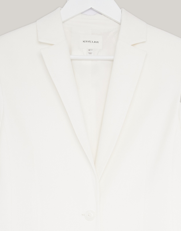 Revibe - Repaired Shona Joy Felix Short Sleeve Blazer - AU 8