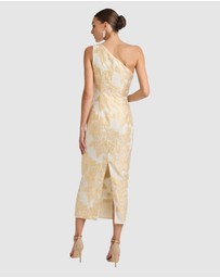 Romance by Honey and Beau - Seanna One Shoulder Midi Dress