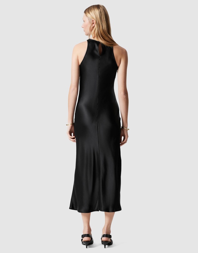 & Other Stories - Sleeveless Satin Midi Dress