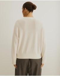 Atmos&Here Curvy - Organic Cotton Relaxed Crew Knit