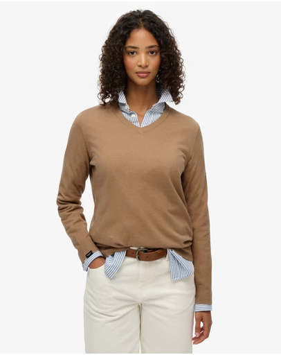 Superdry - Classic V Neck Slim Fit Jumper