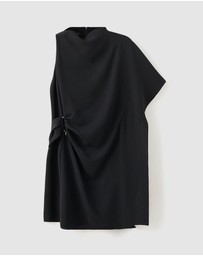 M.N.G - Short Asymmetrical Sleeve Dress